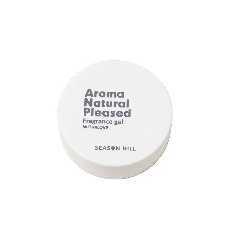 SEASON HILL Paste Car air freshener Round Solid perfume for car Fragrance gel Custom Logo and scent Alcohol-free Aroma gel