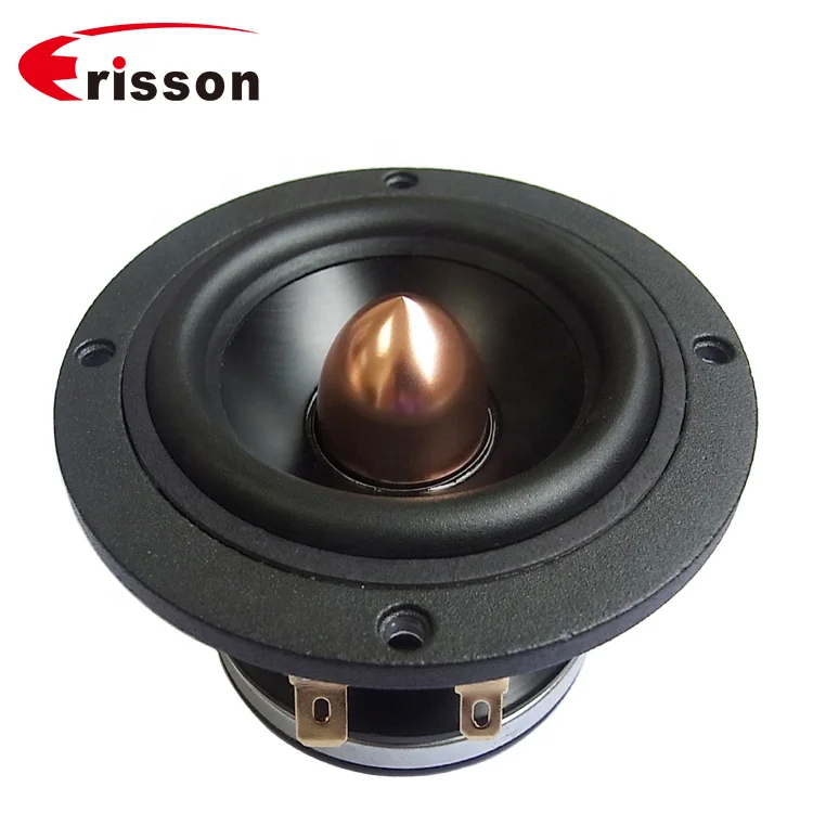 Full-range speaker with phase plug 3.5-inch car horn mid-woofer
