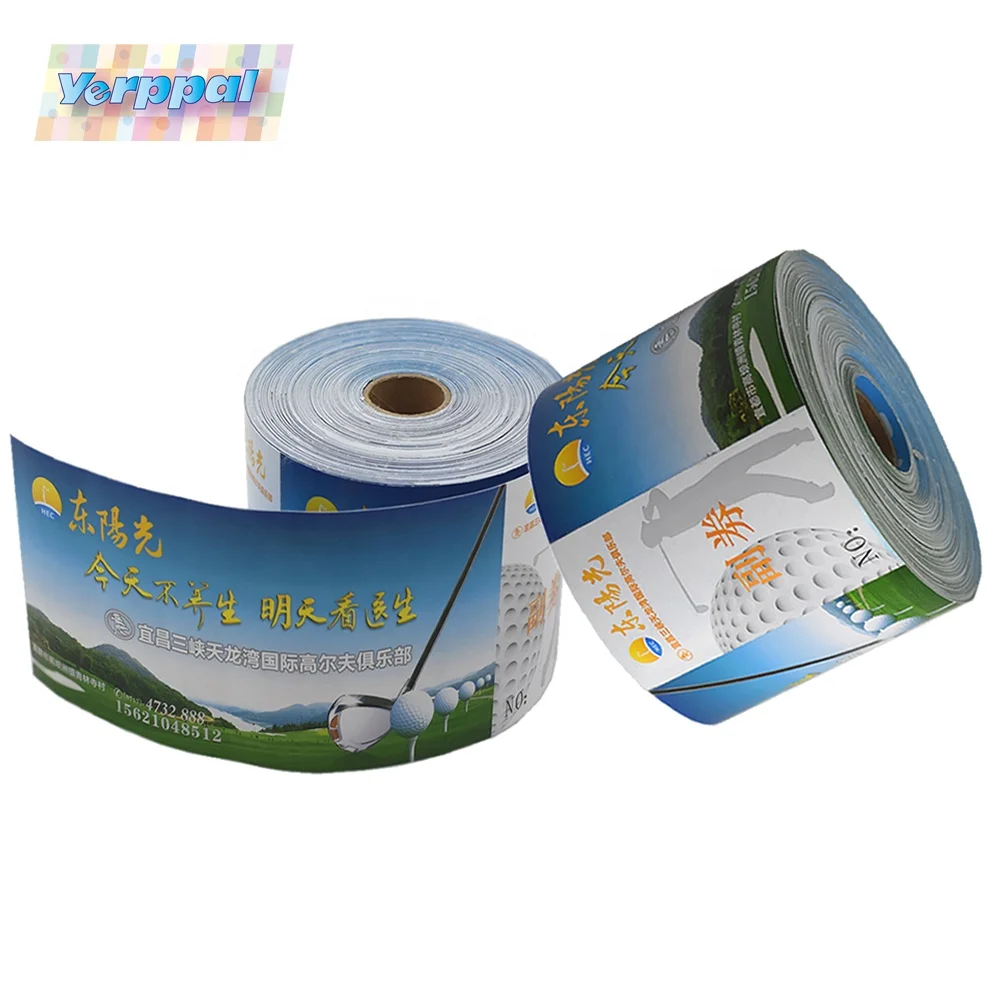 
Airline Ticket Boarding Pass Parking Entrance Ticket Paper Double Sided Printing Waterproof 