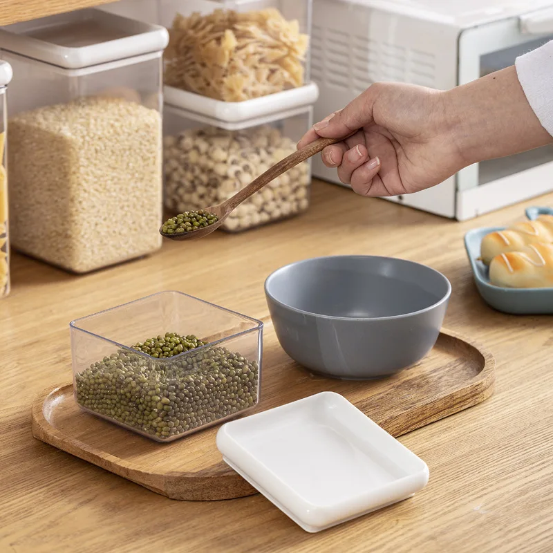 BPA Free Dry Food Canisters for Kitchen Pantry Organization and Storage