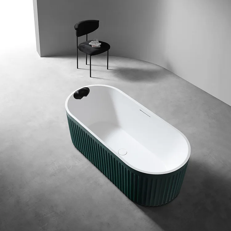 Hydrorelax роскошная ванная комната каменная поверхность ванна большая отдельно стоящая Ванна