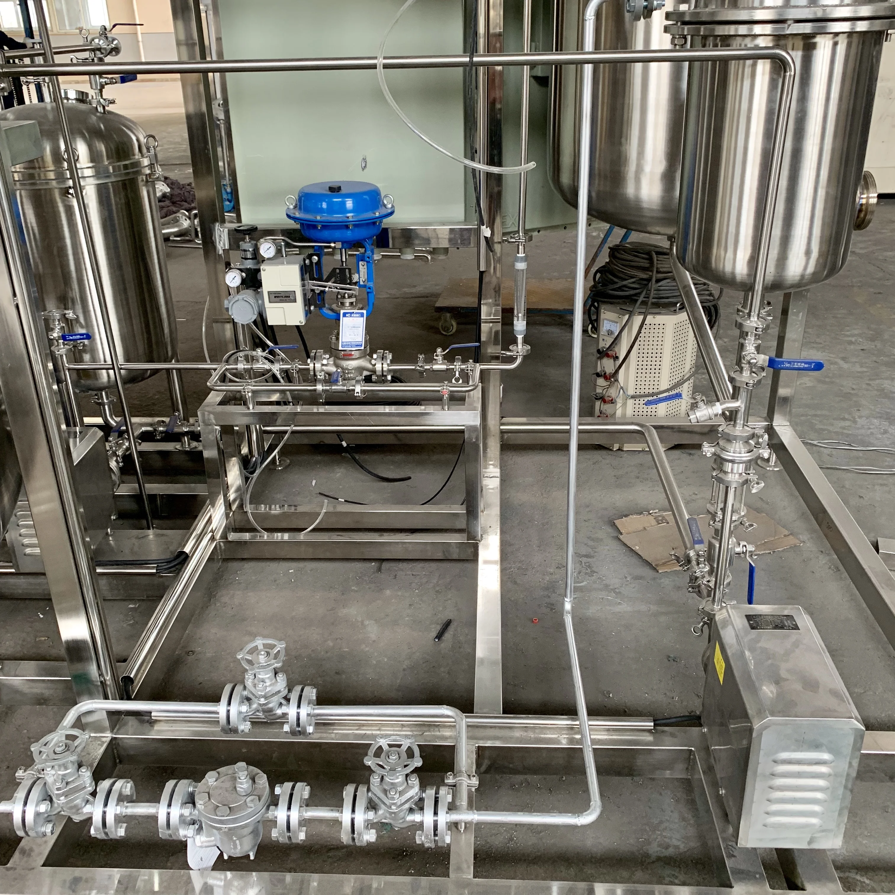 Short Path Wiped Thin Film Evaporator for essential oil extraction and distillation