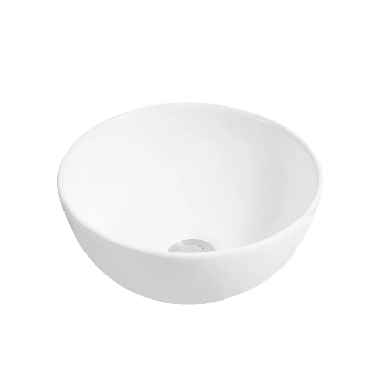 JM7866 330*330*125 Mini  Luxury bathroom art basin Round Ceramic shampoo basin