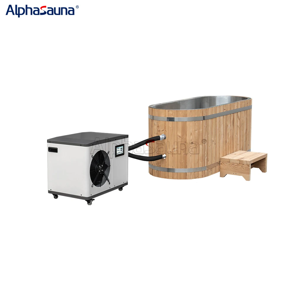 Wooden Portable Ice Bath Outdoor Tub Wood Bath Tubs For Ice Batgs And Cover For Sale