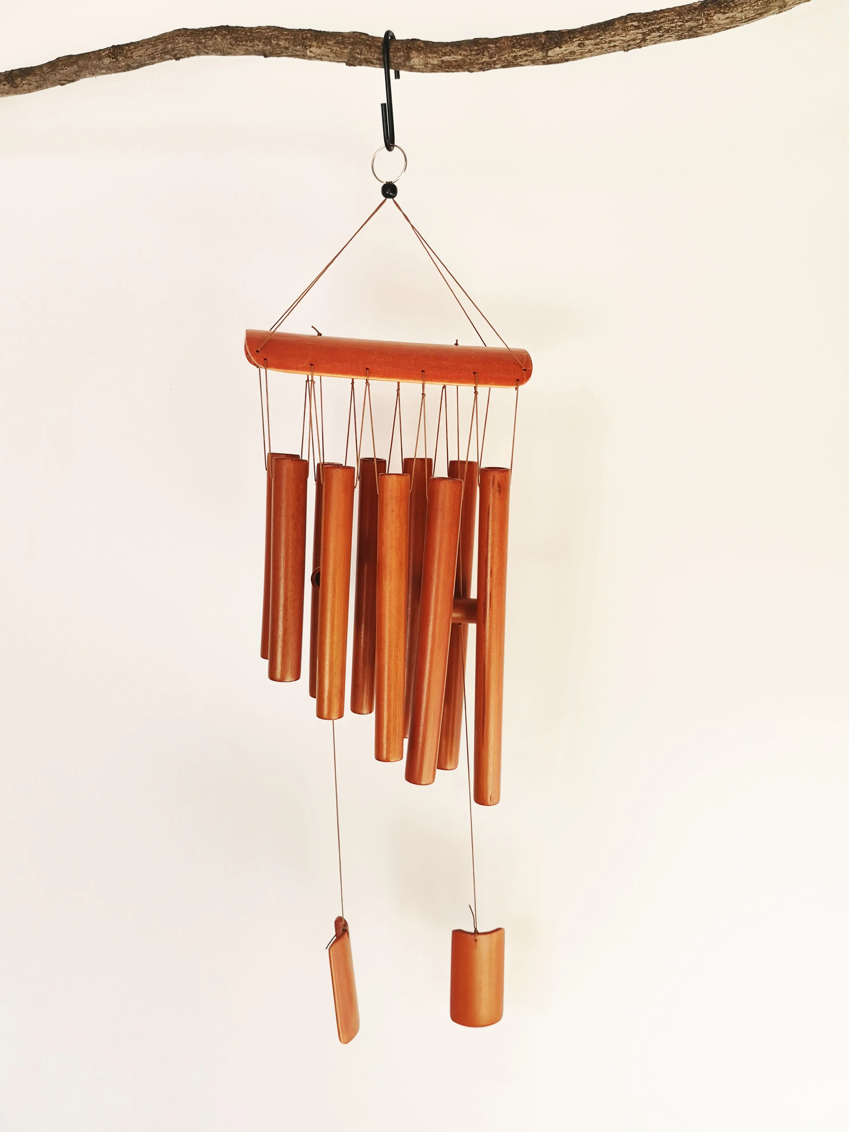 Amazon hot sale Handmade bali style bird house Garden Hanging Bamboo Wind Chimes for garden indoor /outdoor decorative