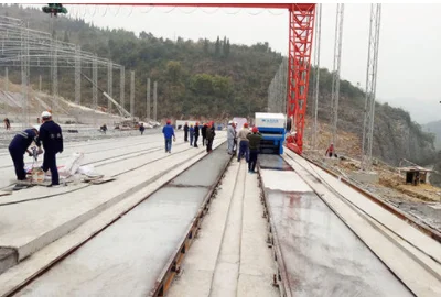 multi-functional concrete slab forming machine for steel wire reinforcements core slab