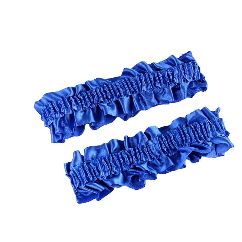 Подвязки Свадебные для женщин, пикантные черные бутилатласные эластичные подвязки из полиэстера, кольцо для ног, для выпускного вечера