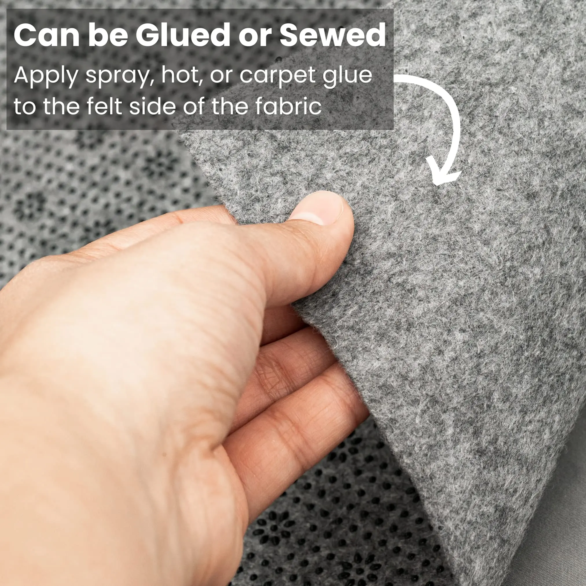 Tufting Rug Backing Fabric Cloth Cuttable Textile Raw Material Non slip Felt Anti for Carpets