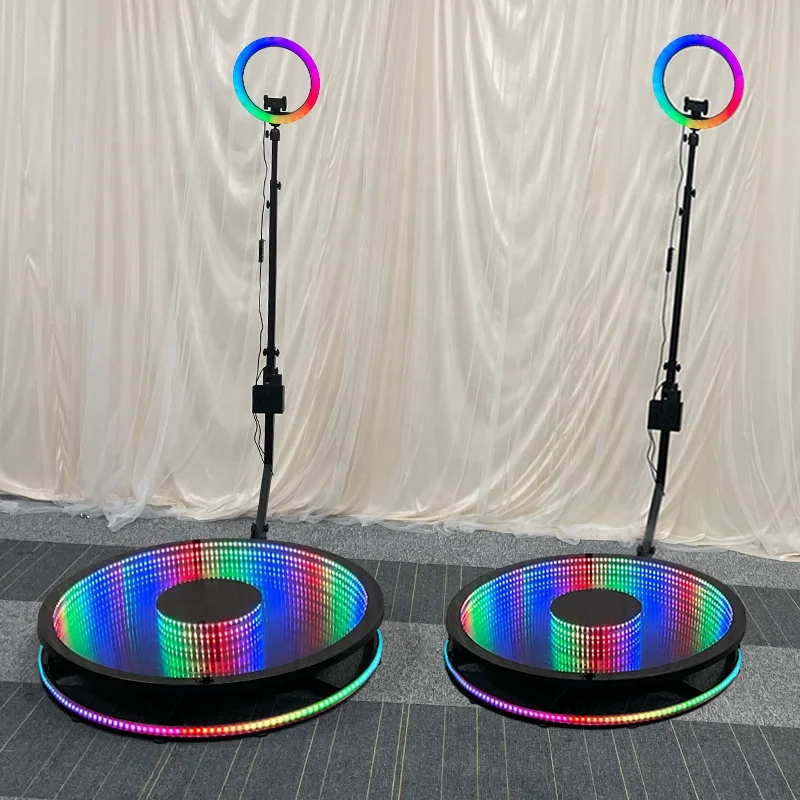 100cm 6 People 360 Degree Video Photo Booth 360 Photo Booth Automatic 360 Degree Camera ipad Phone Photography