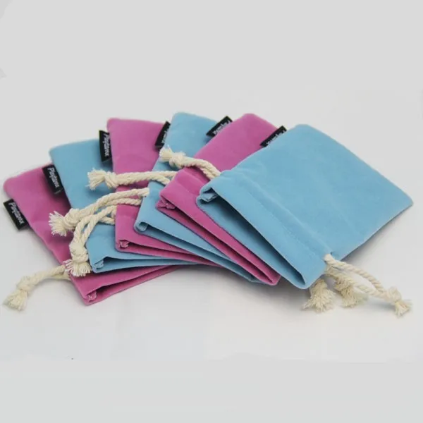 Роскошные бархатные мешочки для ювелирных изделий на шнурке с логотипом под заказ, замшевые подарочные пакеты для упаковки