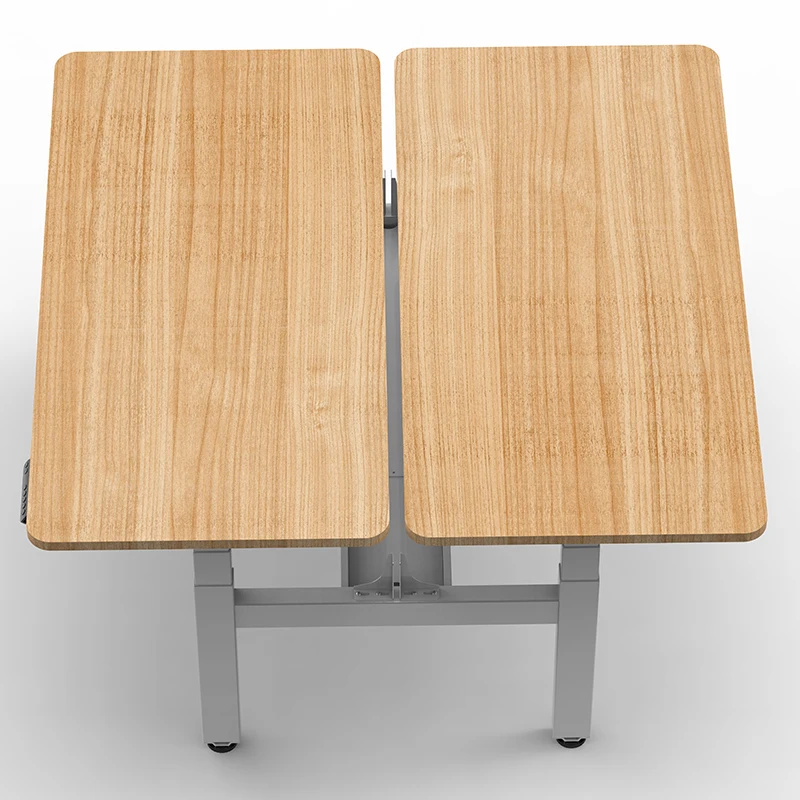 4AF3-2 Four Leg Office Workstation Desk Electric Table Height Adjustable Ergonomic Desk For 2 Person Standing Desk Frame