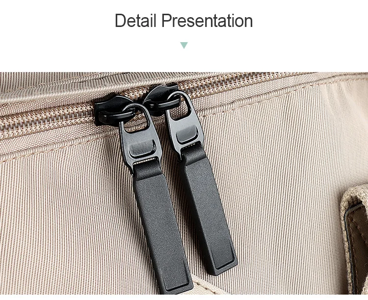 Reinforced shoulder strap waterproof backpack big volume zippered laptop bags school bag travel high quality backpack