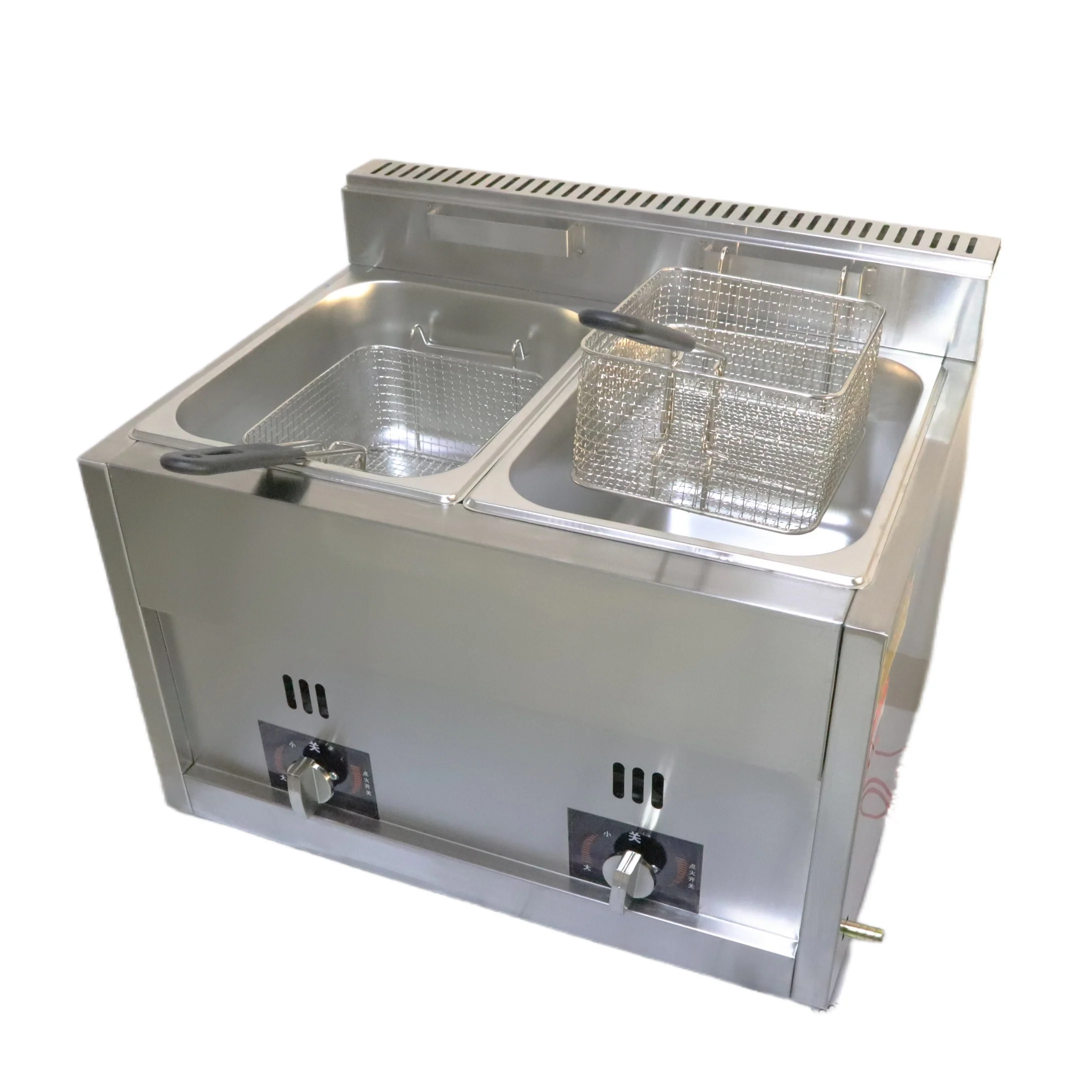 High Quality Materials Commercial Deep Fryer for Fried Chicken Stainless Steel Kitchen Equipment From China Supplier