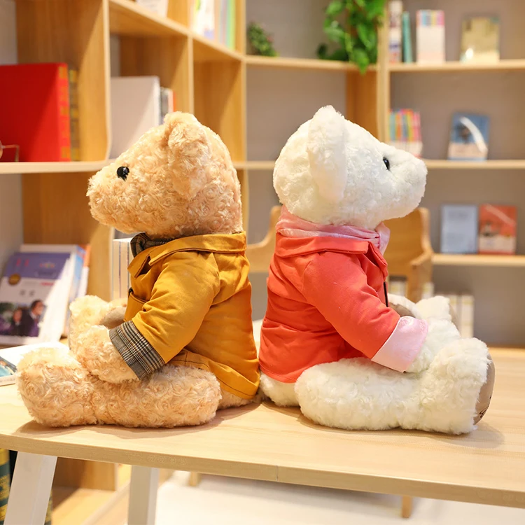 High Quality Stuffed Animal Plush Toys Teddy Bear Dolls with Clothes