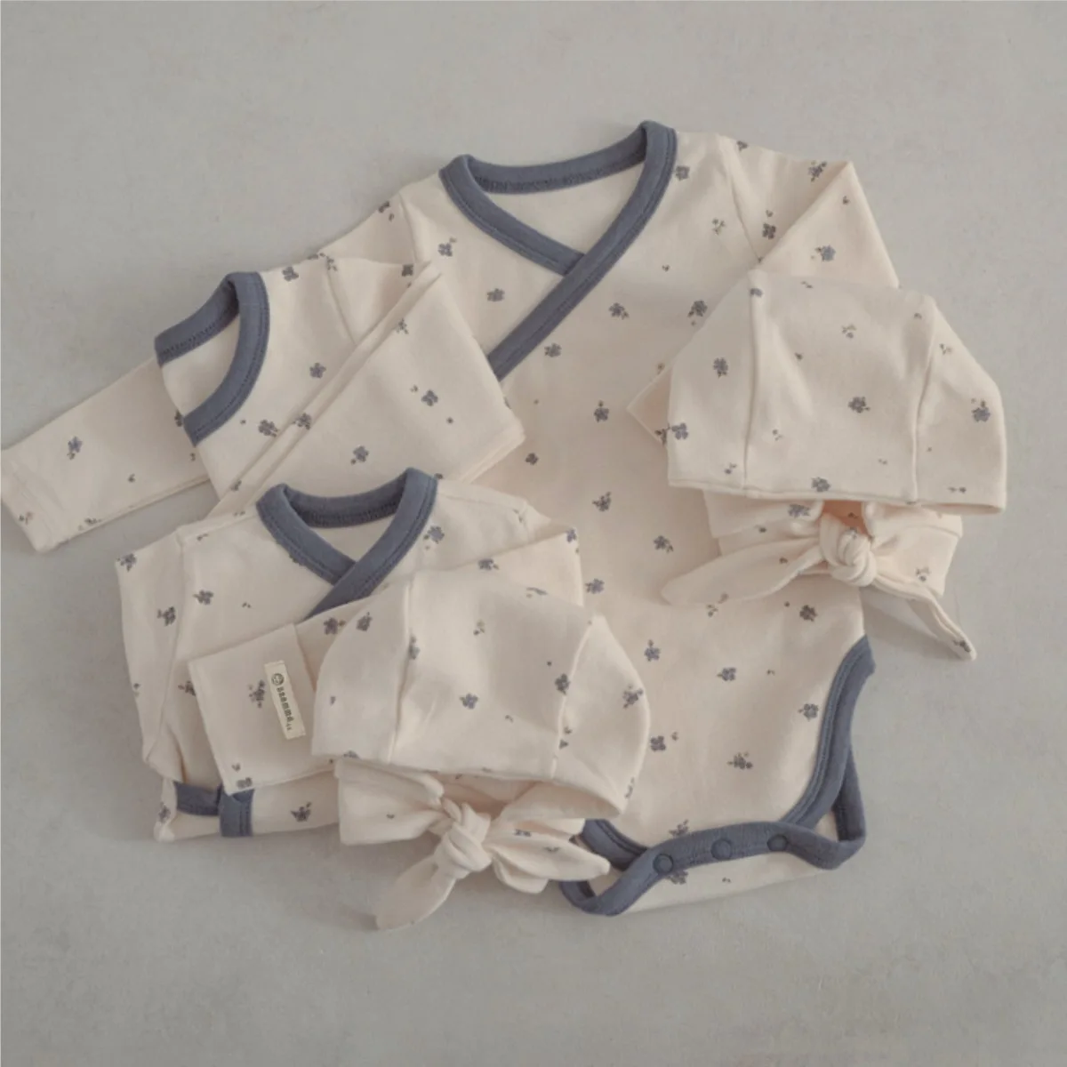 256 new arrival unisex newborn baby girls flower romper jumpsuit with pant 3 pcs clothing sets