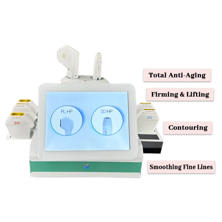 Newest 4 In 1 3d Hifu Vmax Hifu Vaginal Tightening 3d Hifus Rf Needling Fractional 4 In 1 Skin Tightening Anti-aging Machine