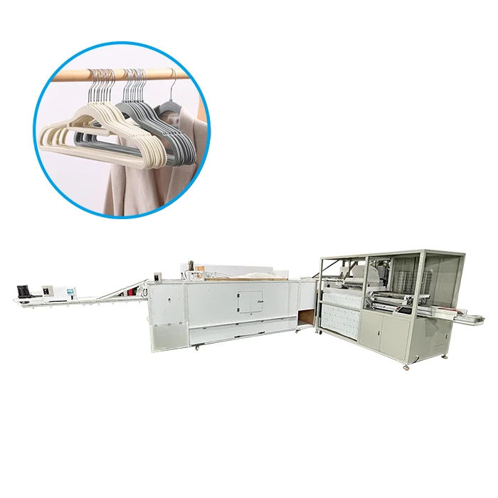 Automatic Flocking Hanger Making Machine