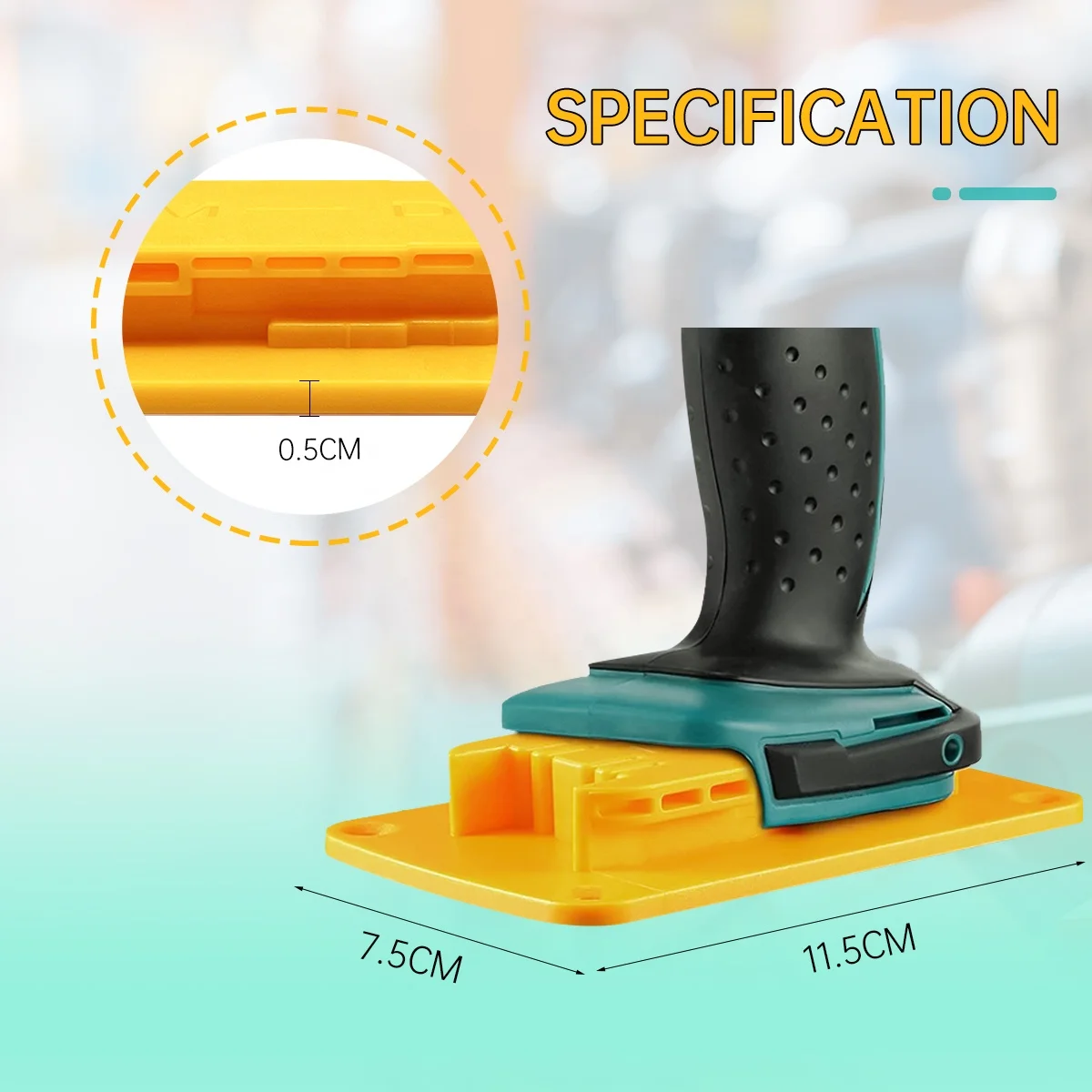 Wholesale Cordless Power Tool Mount Adapter Dock Holder Compatible with Dewalt 20v Tools & Milwaukee 18v M18 Tools Battery Mount