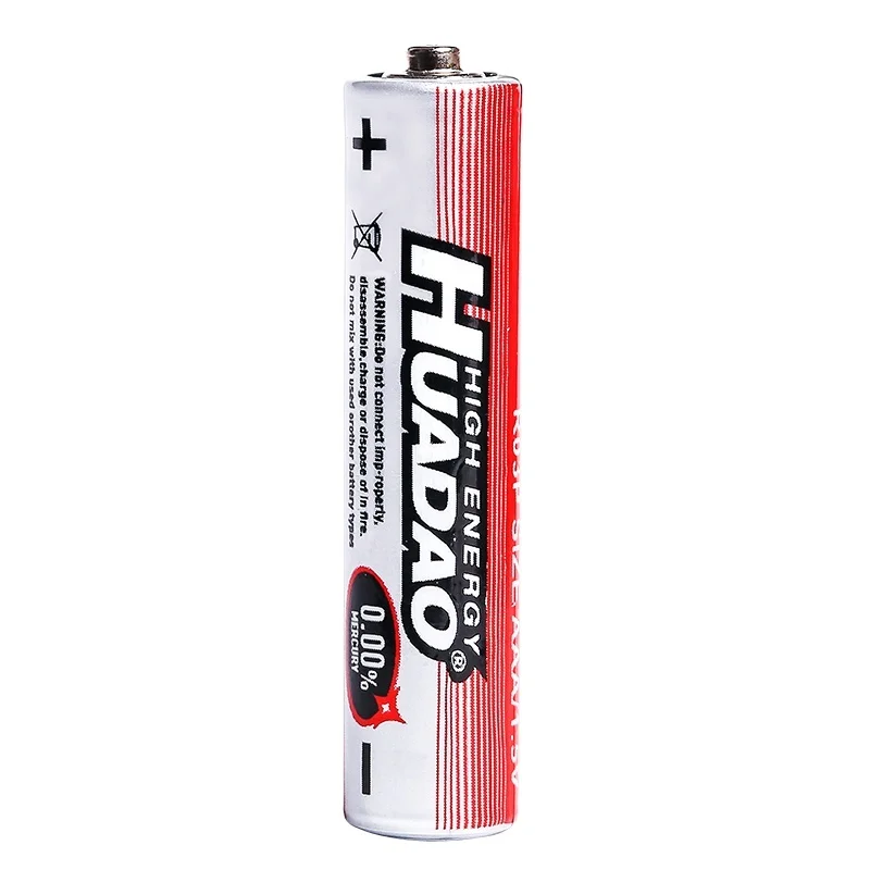 Carbon Zinc AAA Dry Battery Cells High Energy 1.5v R03P Battery OEM Extra Heavy Duty Battery