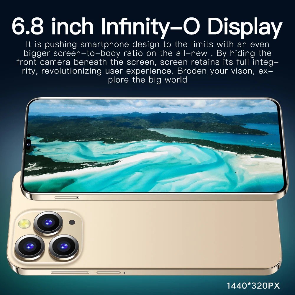 Factory Wholesale High Quality I14 Pro Max Smart Phone Mobile Phones