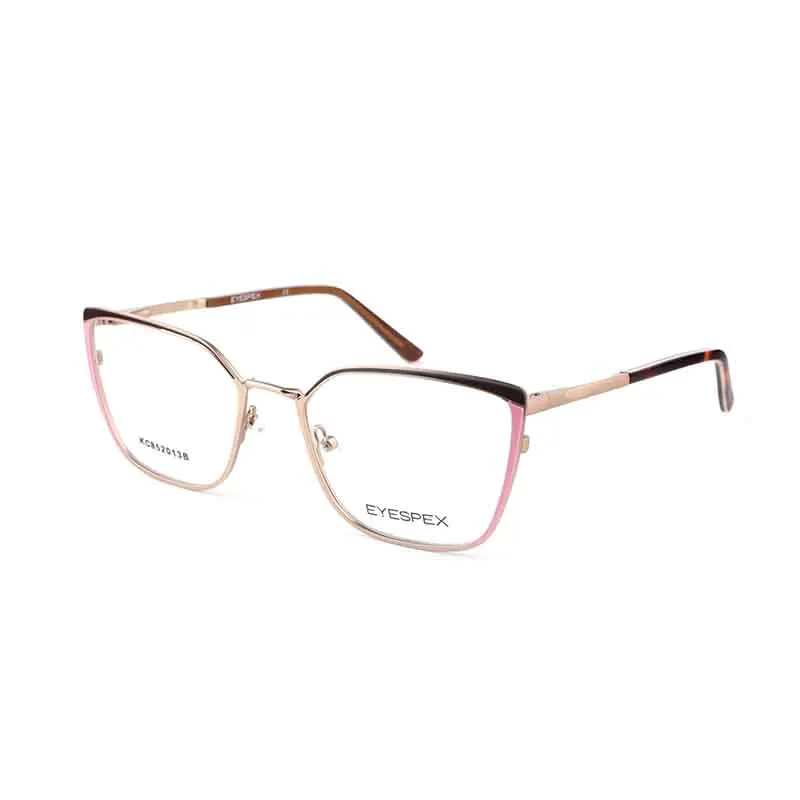 2022 Trend In Stock High Quality Customize Logo Cat Eyes Stainless Steel  Computer or Reading Optical Frame Glasses