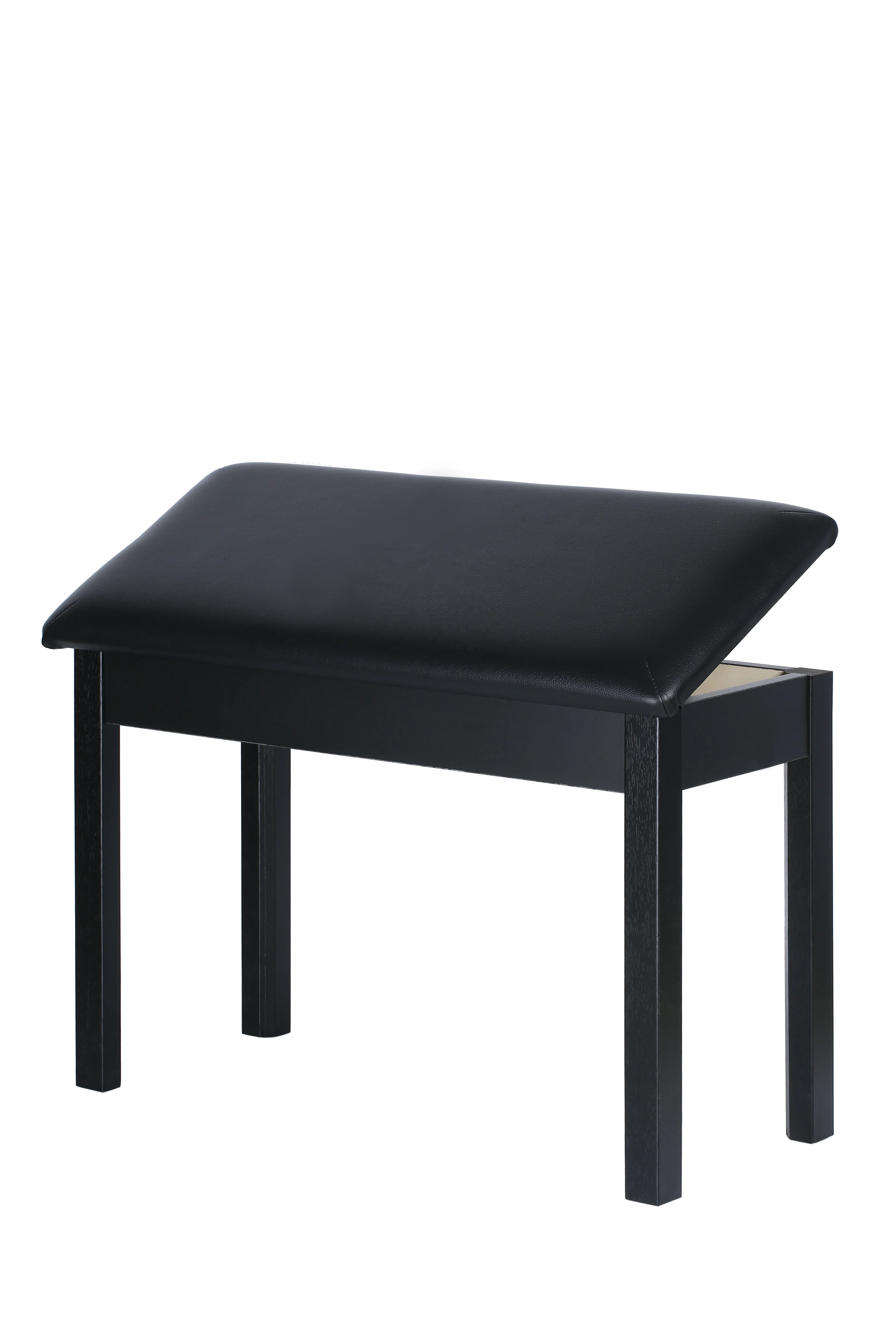 Single Keyboard Piano Stool Bench with Book Storage S90