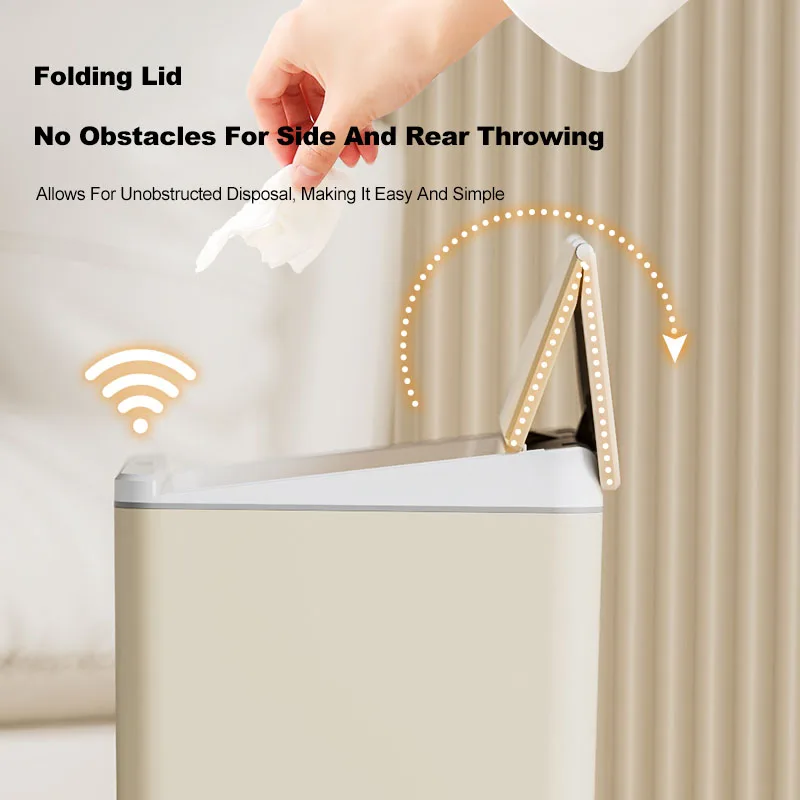 17L Intelligent induction automatic sensing trash can smart dustbin trash bin living room rubbish office smart electric with lid