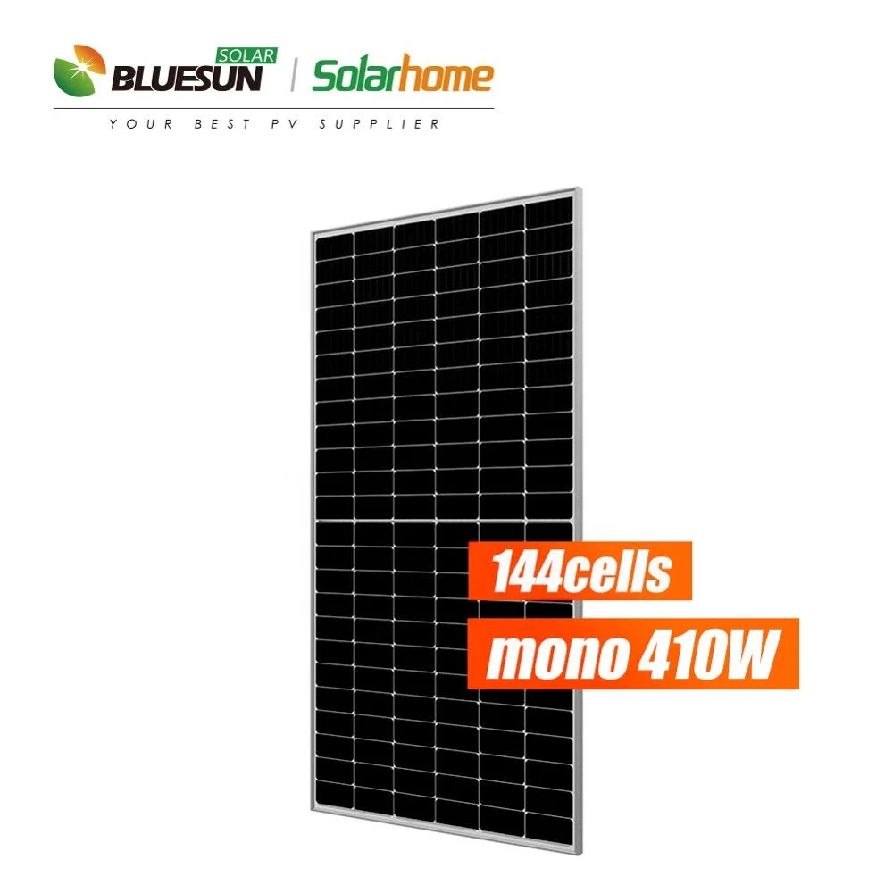  Солнечная панель BLUESUN PERC 400 Вт монокристаллические полуэлементные солнечные панели 410 Производители солнечных панелей оптовая