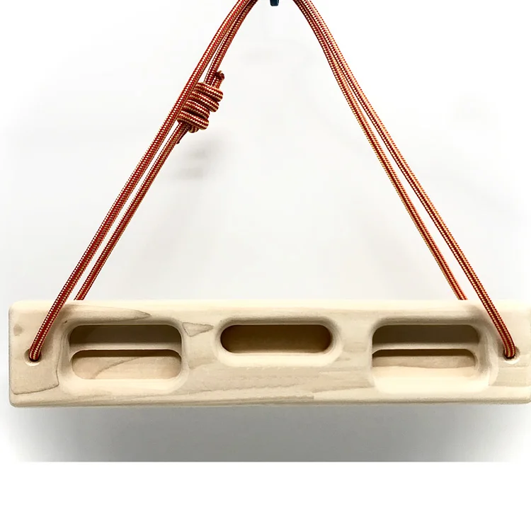 Низкая цена крытый скалолазание повесить палец силы тренировки бука деревянная доска