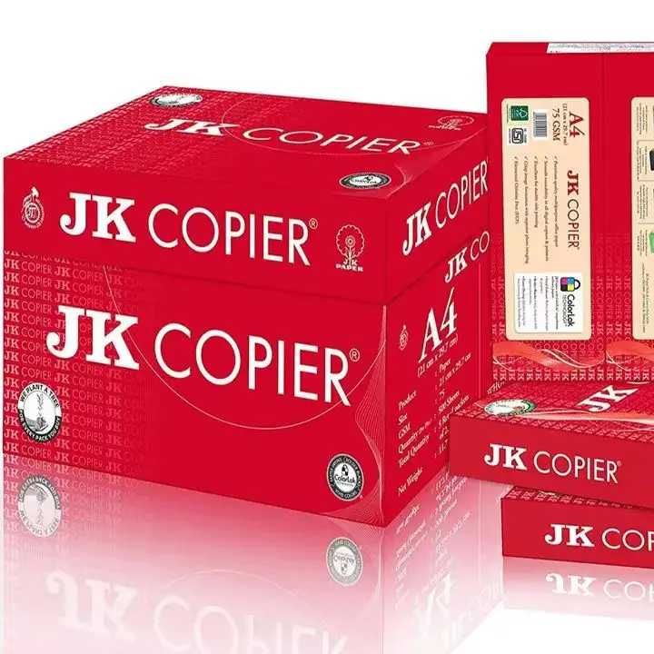 thailand manufacturer white a4 format paper ream for printer paper copy paper
