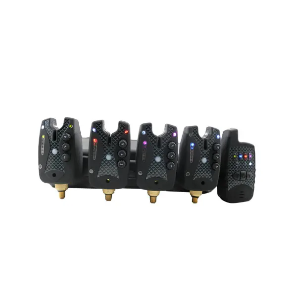 Hot Sale Cheap High Sensitivity JZH-RF 998B 4+1 Electronic Durable Wireless Waterproof Fishing Bite Alarm Set