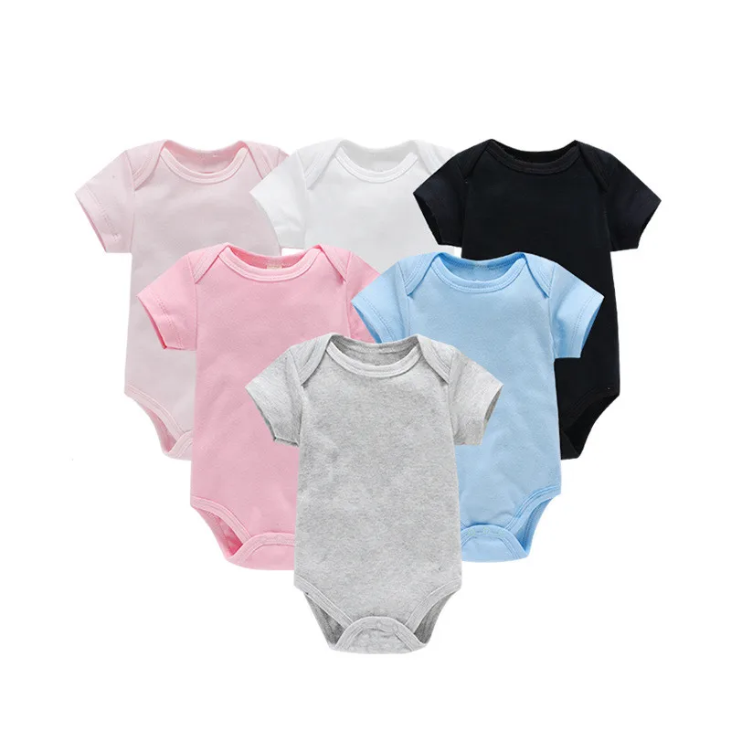 100% Cotton Summer Baby Girl Organic cotton bodysuit Cute Bodysuit Cotton Baby Romper Shorts