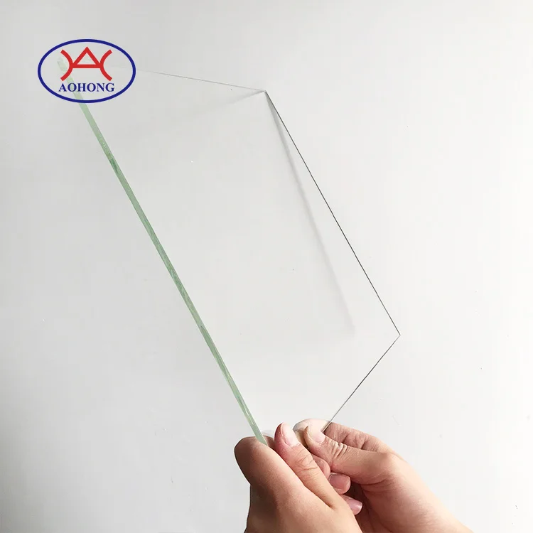  High temperature resistant customized shape transparent borosilicate float glass disc for