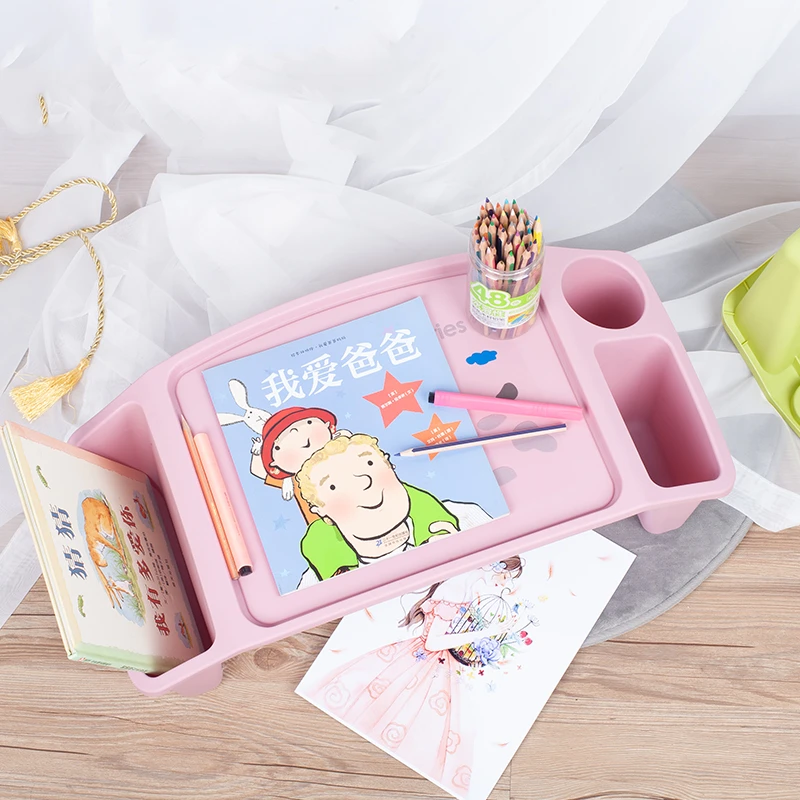 Baby Plastic Bed Small Desk Preschool Student Writing Study Table Children Multifunctional Toy Dining Table