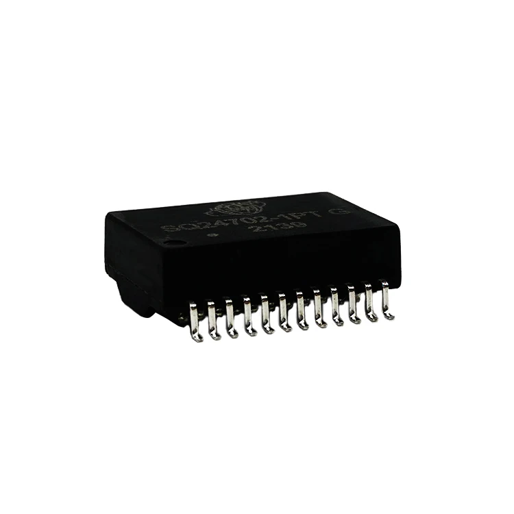 SQ24702-1PTG poe + 1000 Base-T один порт Ethernet трансформатор промышленного класса 2 5/5G SMD Lan 24 Pin-код