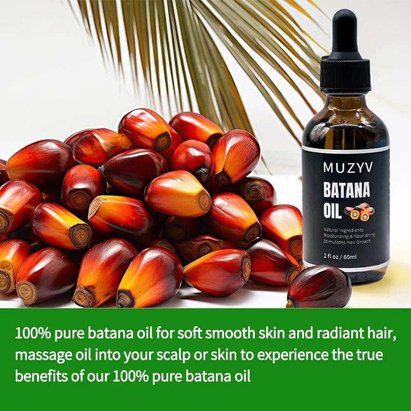 Custom Logo hair care massage oil Hair Loss Repair pure natural raw batana oil for hair