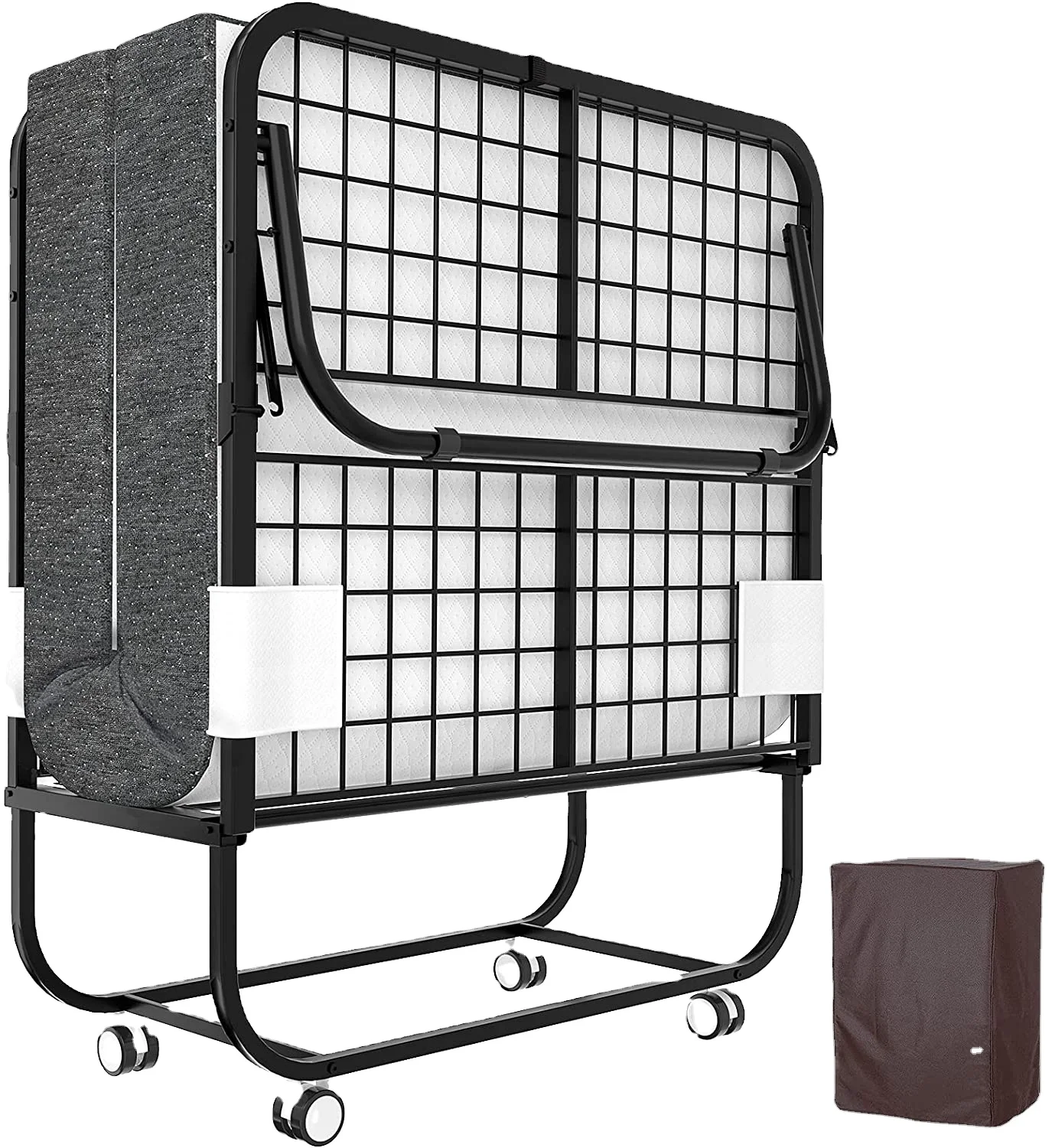 Space-Saving Good Quality Metal Folding Beds for Office and Home Use for Living Room and Apartment Furniture