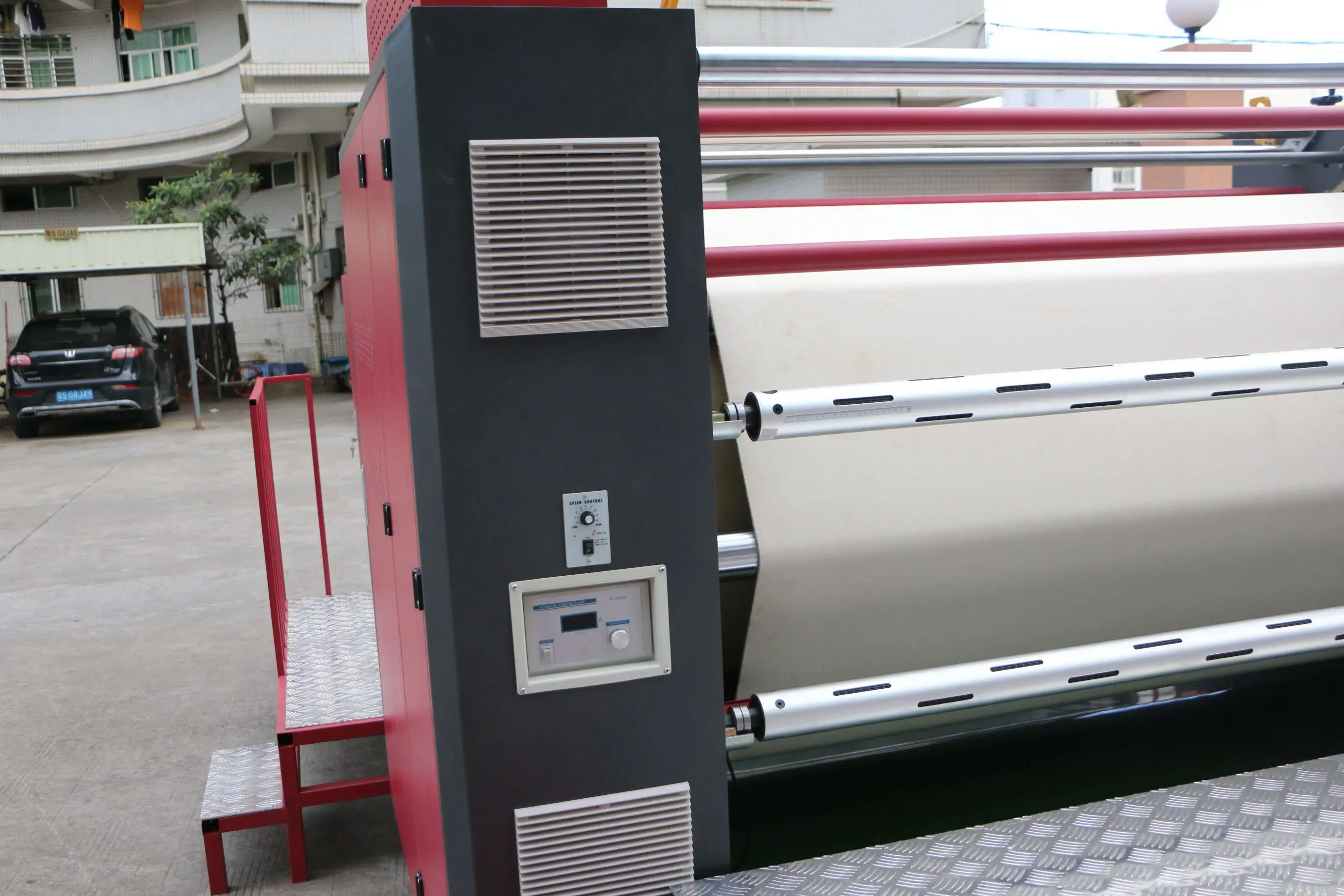 Roll to roll printing machine large format heat press calender machine rotary calander