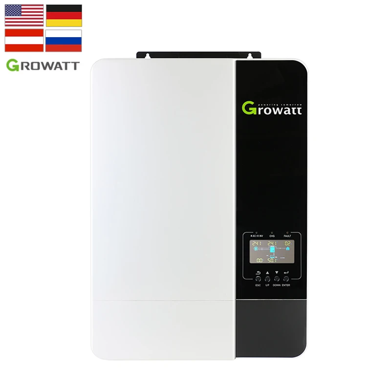 LVBAO Wechselrichter Hybrid Growatt Hybrid 15 Kw Spf 5000 Es 48v Growatt 5000es 5000w Off Grid Wechselrichter Solar Inverter