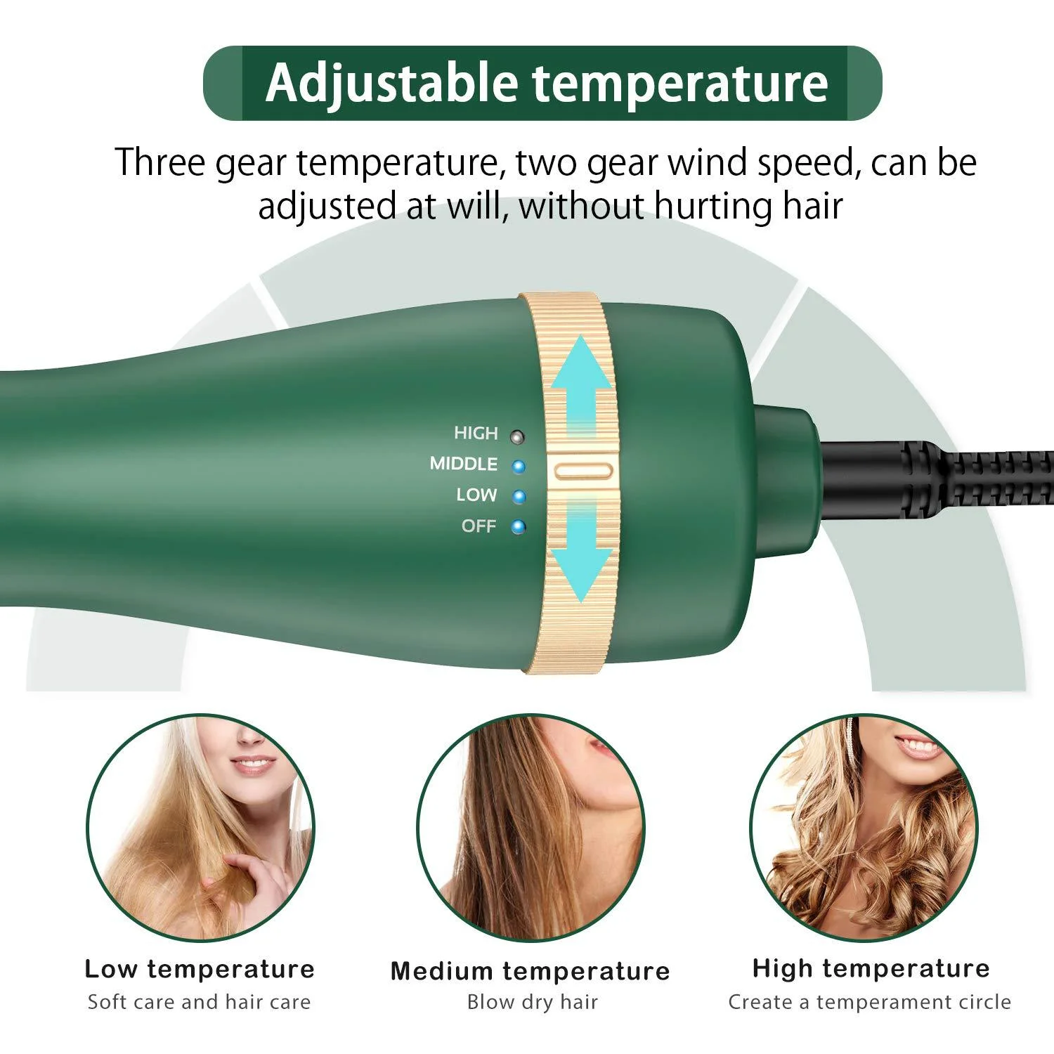 Bigsmile 2023 Hair Brush Straightening Hot Air Brush One Step Hair Dryer
