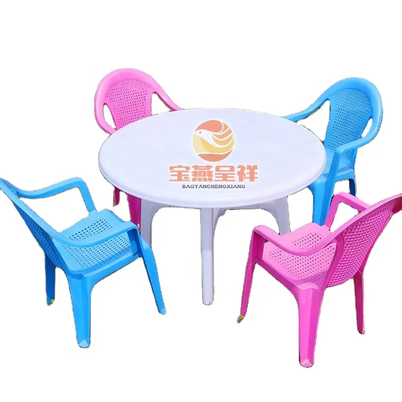 Outdoor table cafe garden factory custom plastic chair and