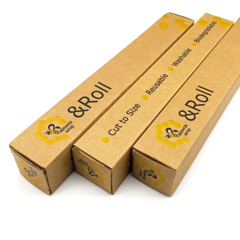  Горячая Распродажа экологически чистый многоразовый рулон ткани beewax wrap с