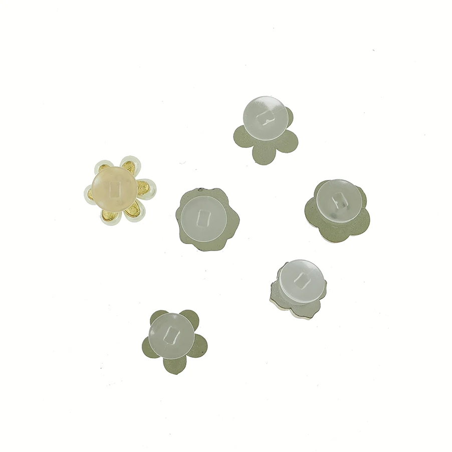 Fashion boutique footwear DIY plastic shoe buckle five flower crocodile charm designer gift for children and girls