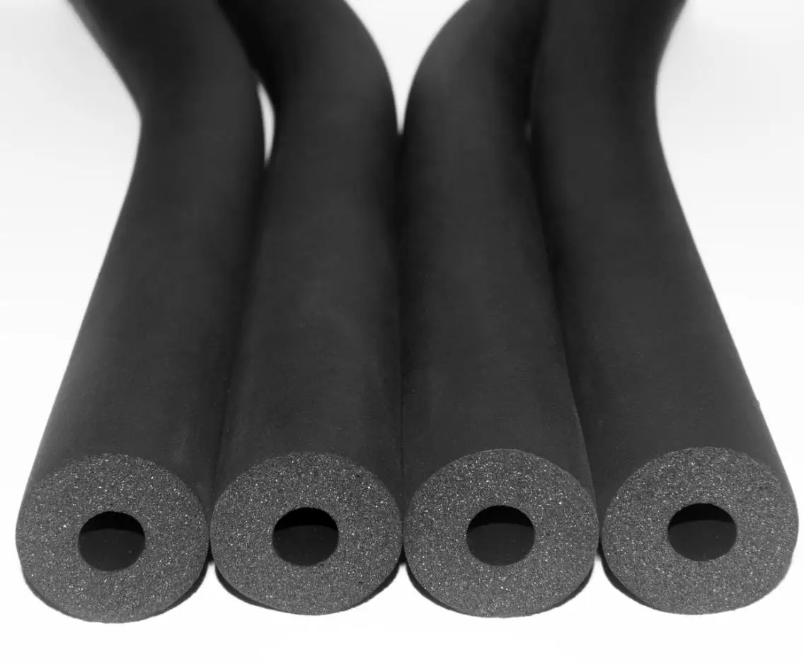 Bellsafe 20mm Thick Heat Resistance Black Insulation Tube Rubber Foam Pipe Insulation For Air Conditioning