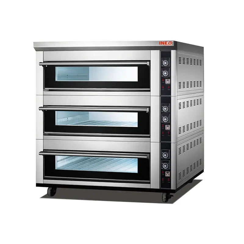 4 Decks 12 Trays Industrial Luxury Bakery Equipment Electric Commercial Bread Ovens