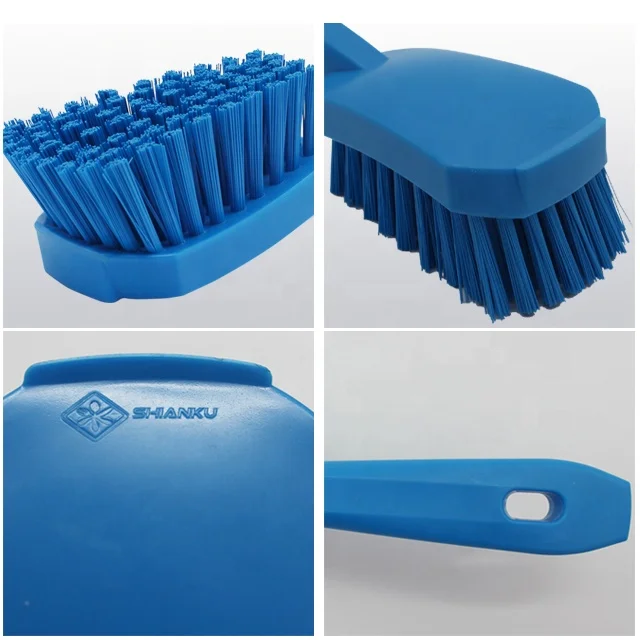 Shianku Food Grade Short Hand Brush Industrial Scrub Brushes Hand Scrubber Brush