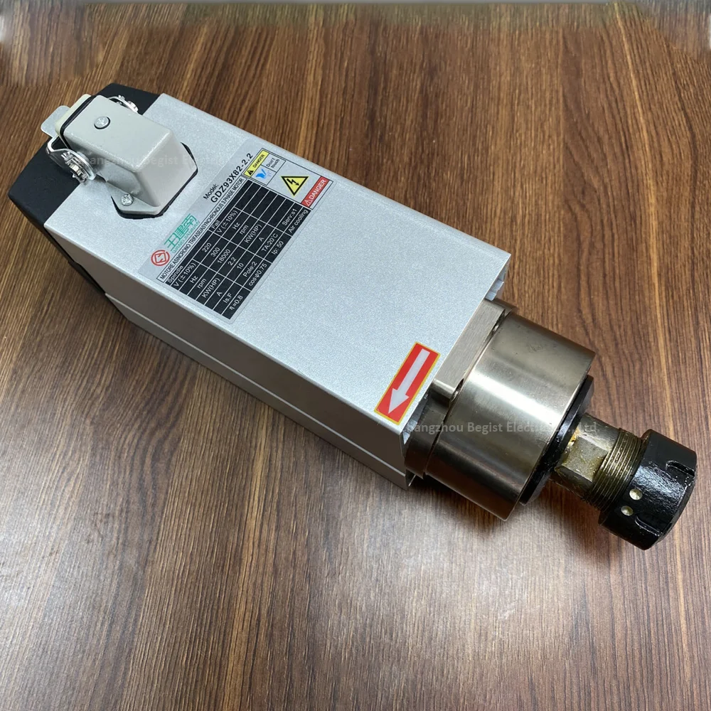 ER25 2.2kw CS high speed spindle motor  GDZ93*82-2.2 air cooling spindle motor kit spindle motor cnc