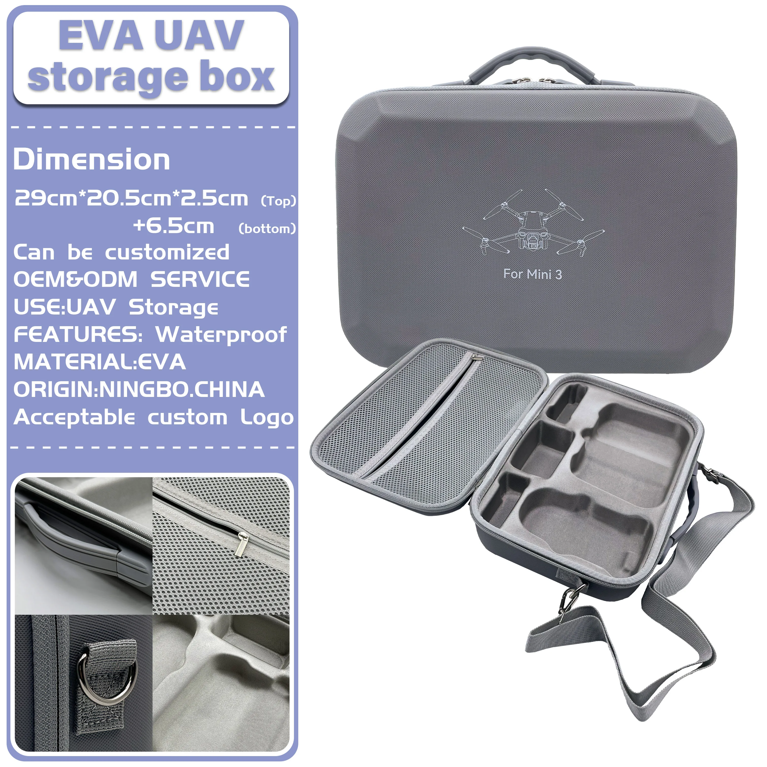 Сумка для хранения дронов Eva Дорожный комплект