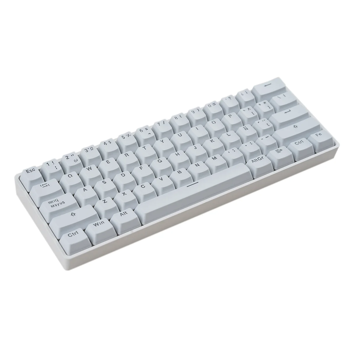 MATHEW TECH MK61 60% Mechanical Keyboard Cyrillic, 2.4Ghz/Bluetooth/Wired, Mini Keyboard 61 Keys Russian Language with Software