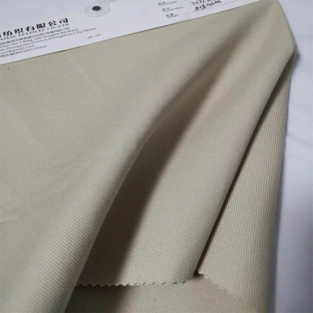 100% cotton flame retardant fabric. Suitable for oil workers work clothes with good wear resistance and fire resistance